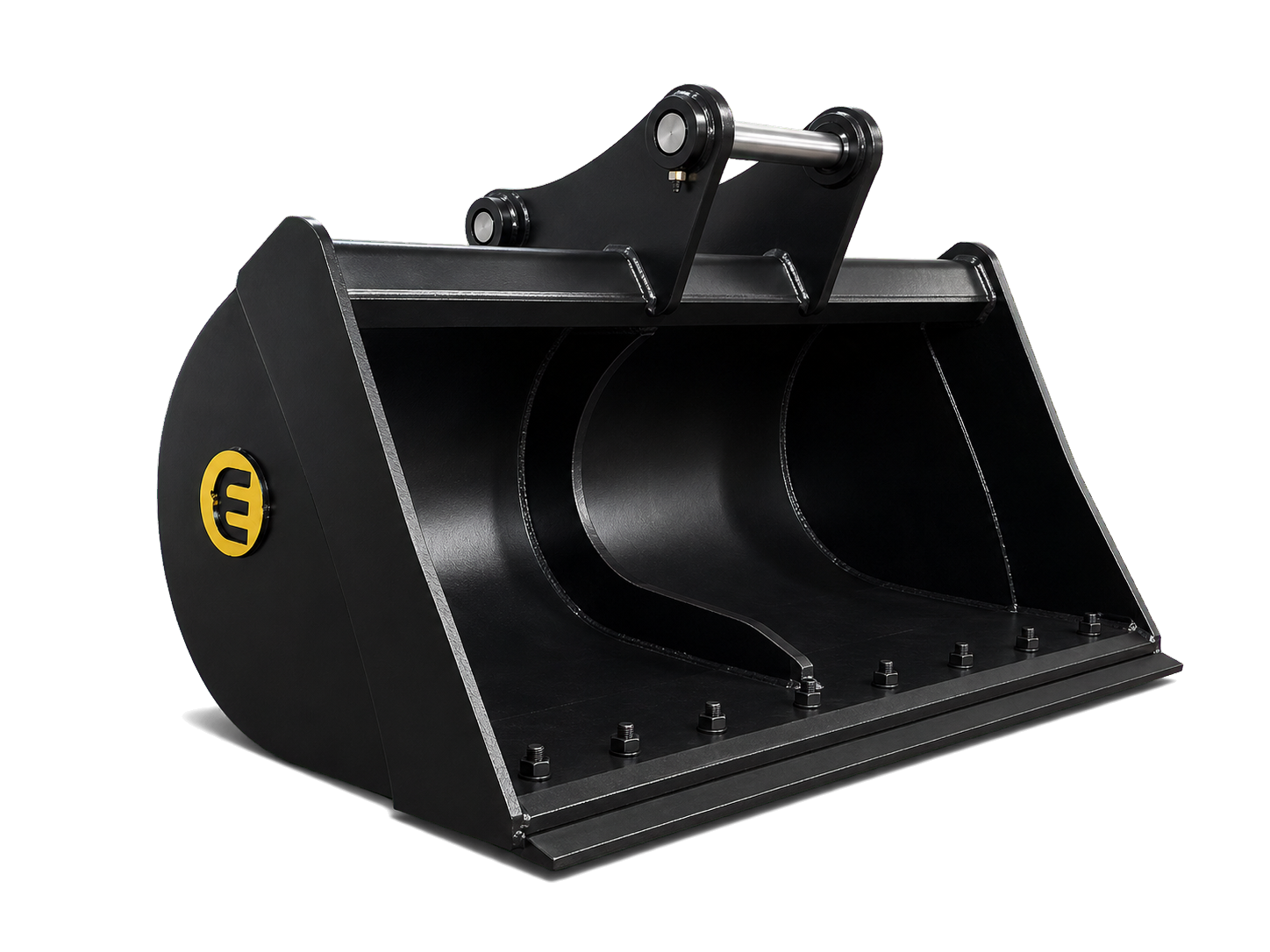 3D model of Ditching Bucket in black paint