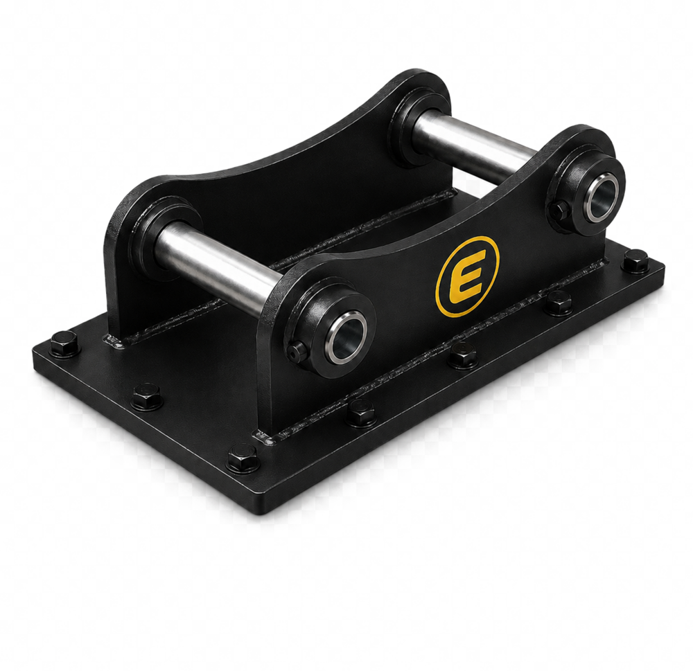 Excavator Hook Up Plate — Bolt-on hook up plate