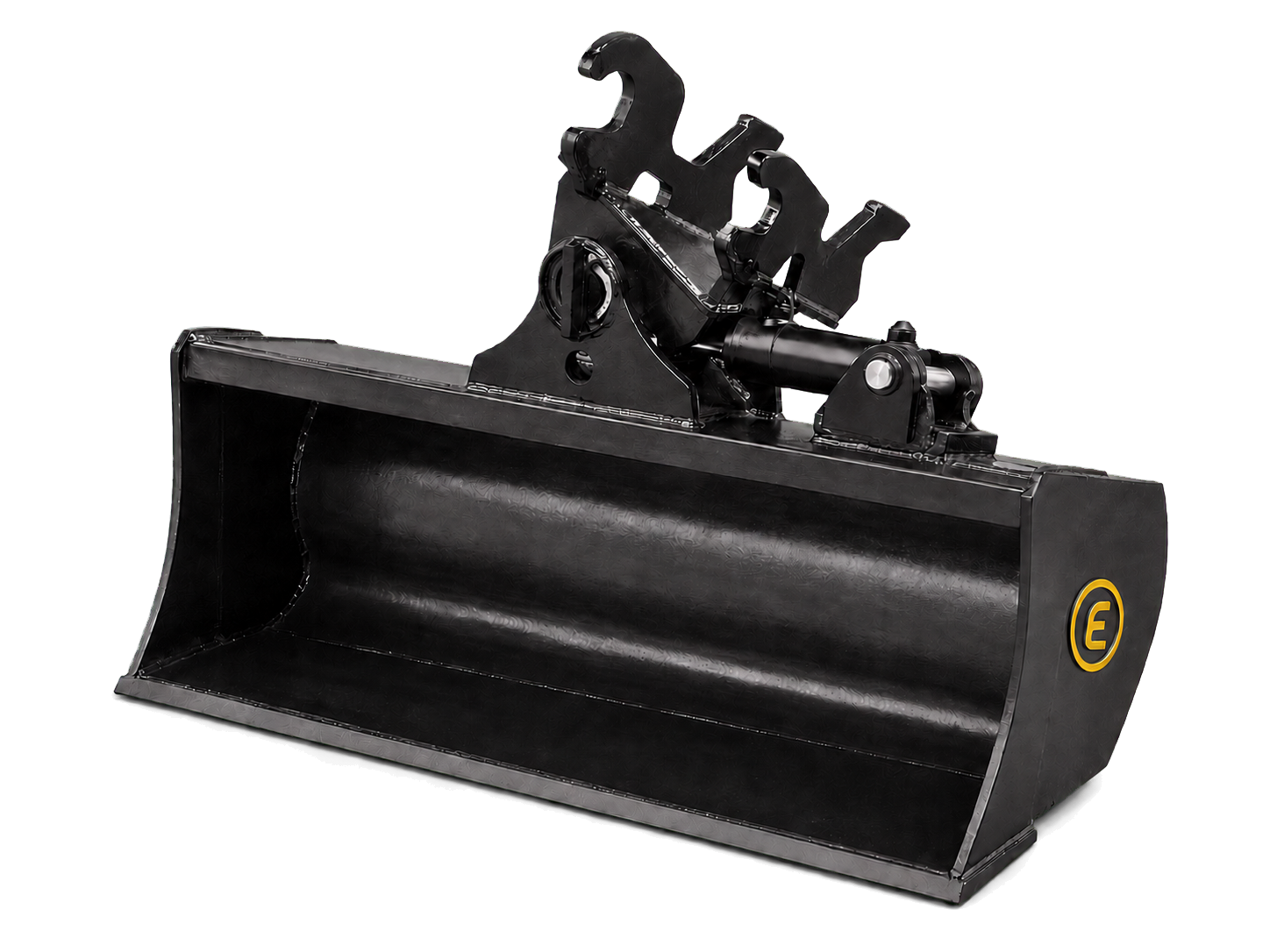 3D model of Tilting Bucket in black paint